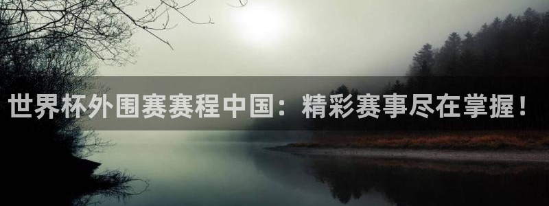 世界杯对阵表：世界杯外围赛赛程中国：精彩赛事尽在掌握！